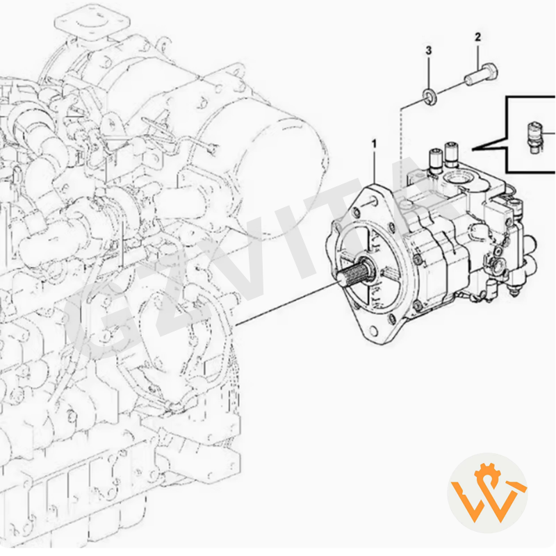 14723835 PVC90RC19 ECR88D EC80D Hydraulic pump Hydraulic Main Pump Piston Pump.png