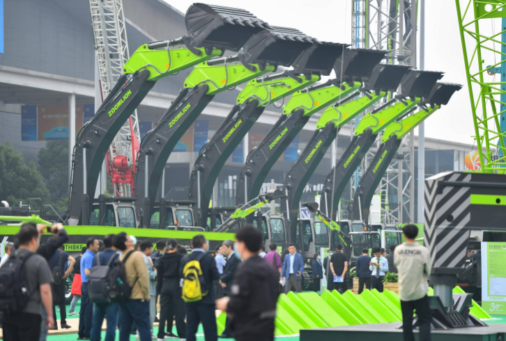 Excavator spare parts will be showed at an exhibition